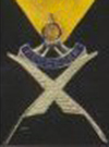 The Chancellor is the third highest ranking officer. The Chancellor shall assist the GK and DGK in the performance of their duties and shall take charge during the incapacity of both. He shall exercise a special interest in new members and members who are sick or in distress. His jewel is the Skull and Crossed Bones on the Isabella Cross. The Crossed Bones remind us of our immortality.